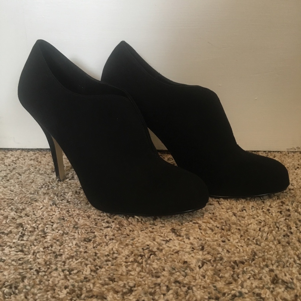 Black Velvet Heels